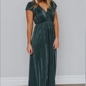 Baltic Born satin maxi dress